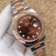 Copy Rolex Datejust II Oyster 41MM 2-Tone Rose Gold Diamond Brown Dial Watch (2)_th.jpg